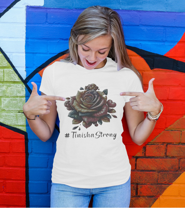 TinishaStrong Rose Floral T-Shirt