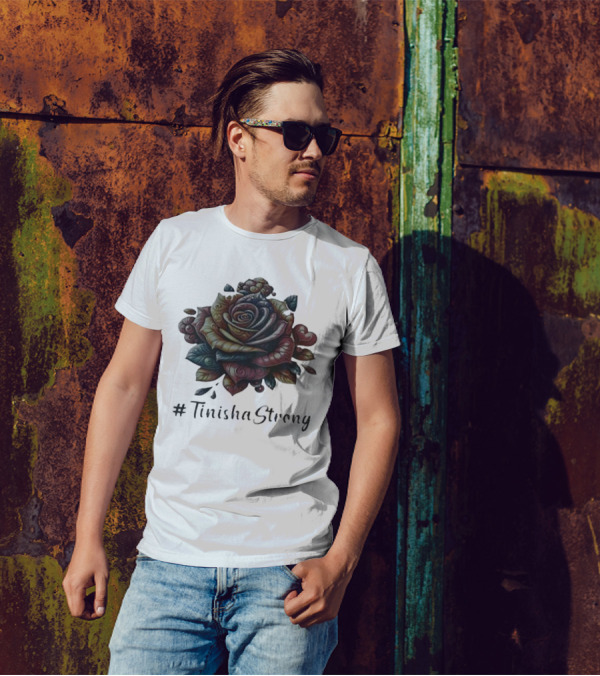 TinishaStrong Rose Floral T-Shirt