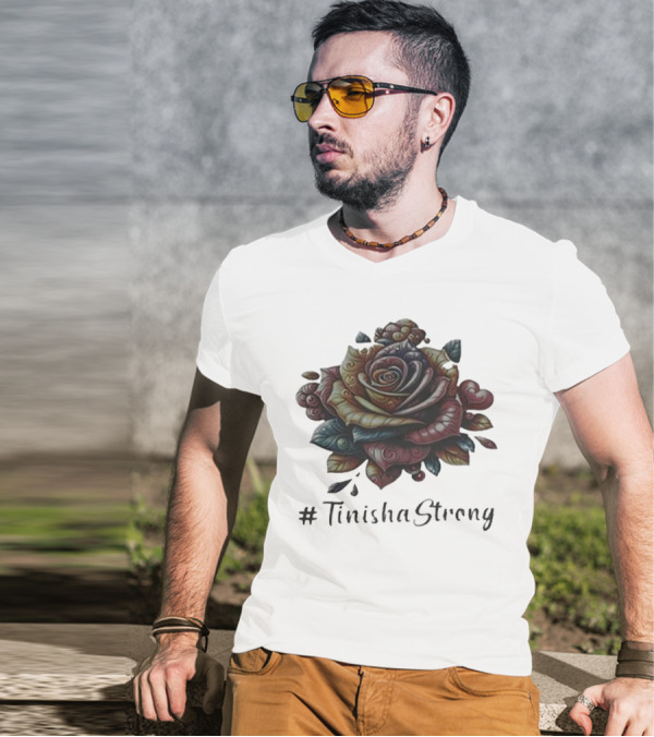 TinishaStrong Rose Floral T-Shirt