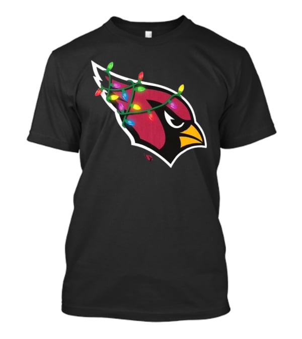 Arizona Cardinals Festive Holiday Lights T-Shirt