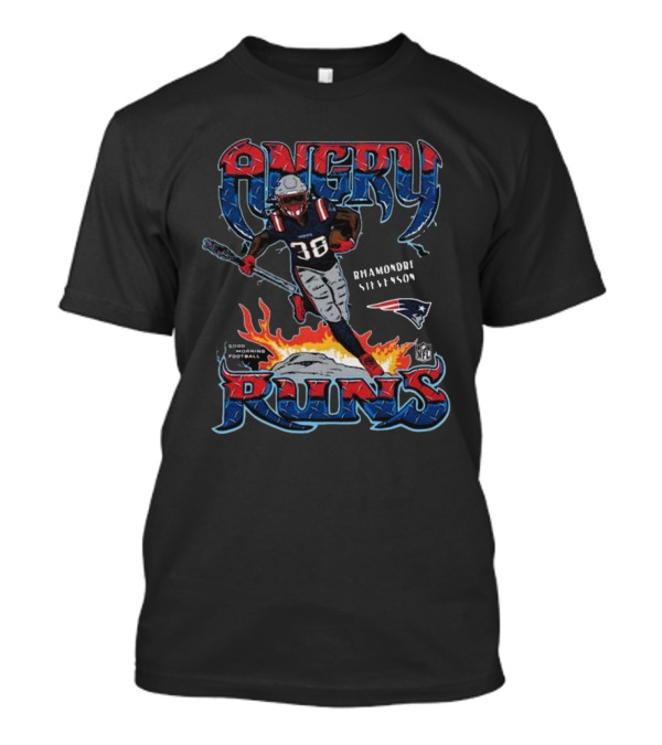 Angry Runs Rhamondre Stevenson Patriots Football NFL Iconic T-Shirt