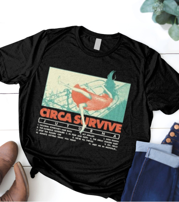 Circa Survive Juturna Album Artwork With Full Tracklist T-Shirt
