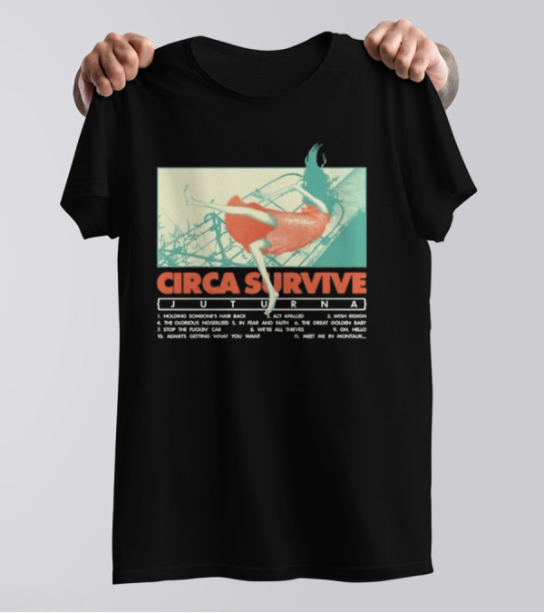 Circa Survive Juturna Album Artwork With Full Tracklist T-Shirt