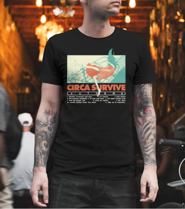 Circa Survive Juturna Album Artwork With Full Tracklist T-Shirt