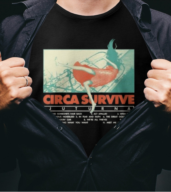 Circa Survive Juturna Album Artwork With Full Tracklist T-Shirt