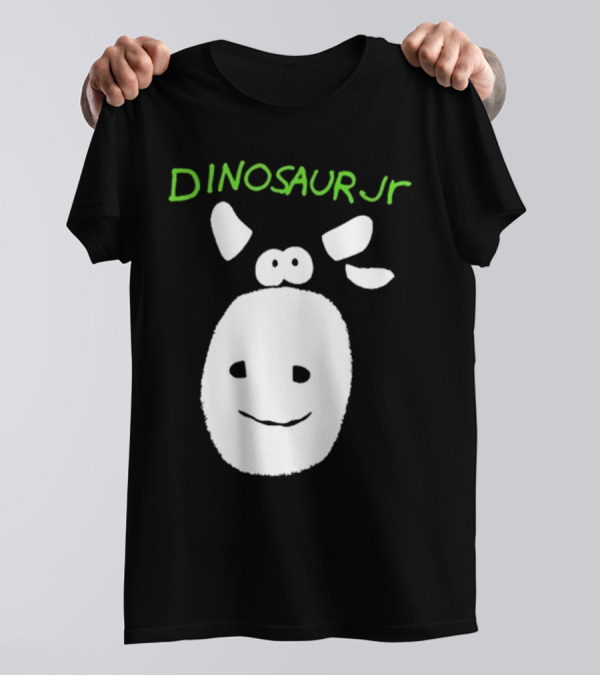 Dinosaur Jr. Cow Gorilla 2024 Smiling Face T-Shirt