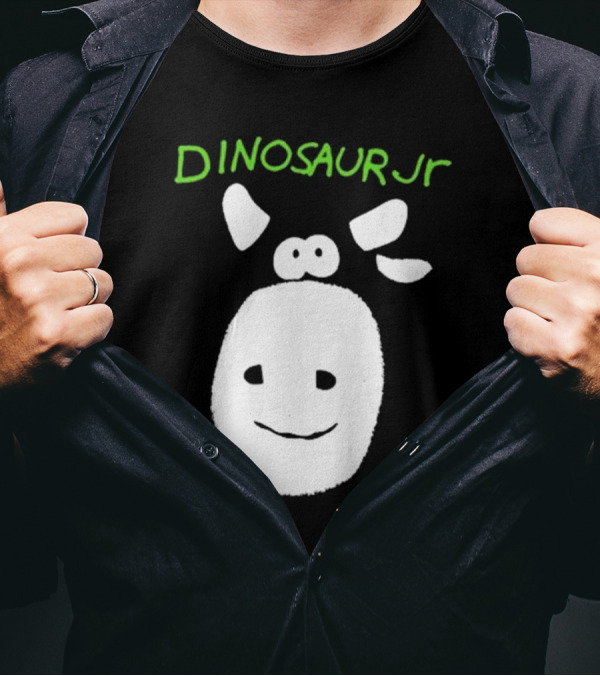 Dinosaur Jr. Cow Gorilla 2024 Smiling Face T-Shirt