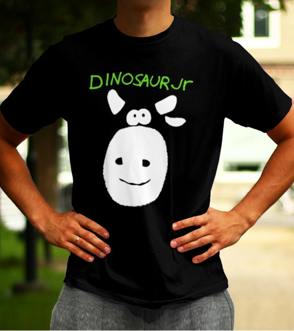 Dinosaur Jr. Cow Gorilla 2024 Smiling Face T-Shirt