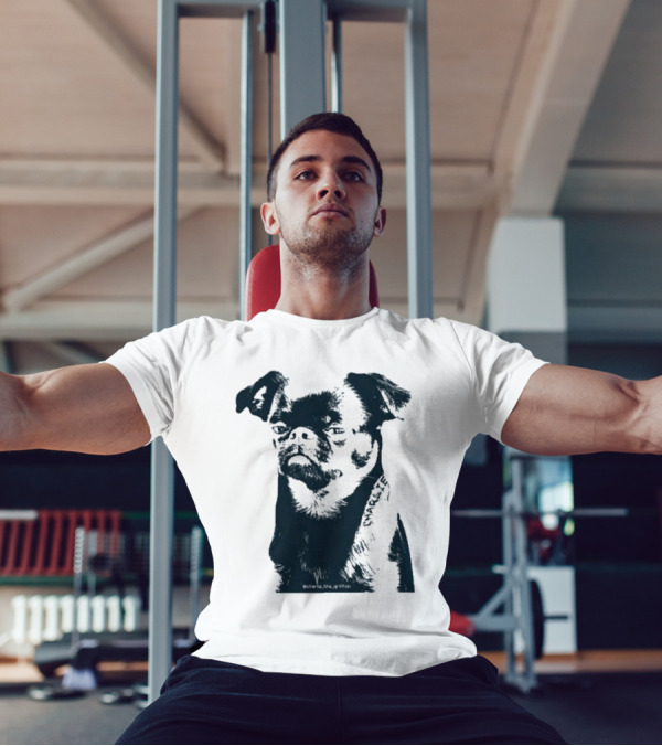 Charlie The Griffon Charlie Face Sketch T-Shirt