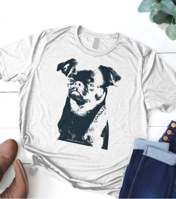 Charlie The Griffon Charlie Face Sketch T-Shirt
