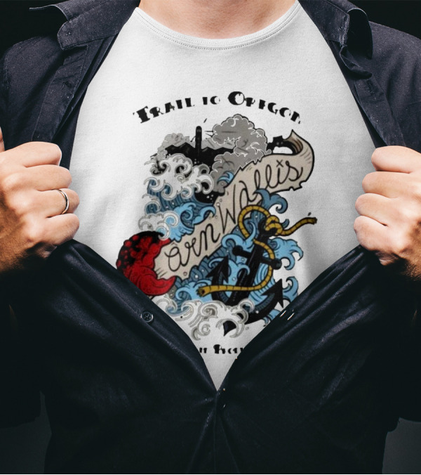 Trail To Oregon Cornwallis Ship Features T-Shirt