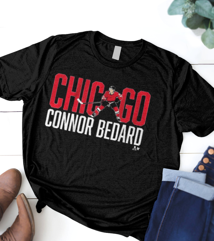 Connor Bedard Chicago Hockey Star T-Shirt