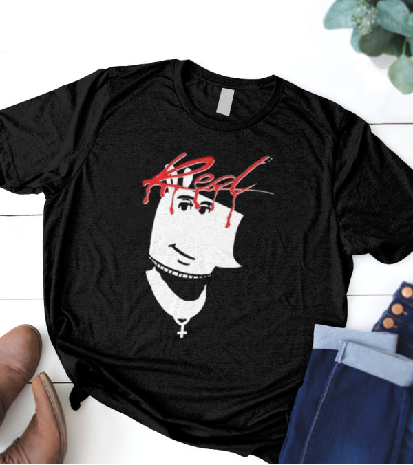 Red Dippytees Chill Guy X Carti T-Shirt