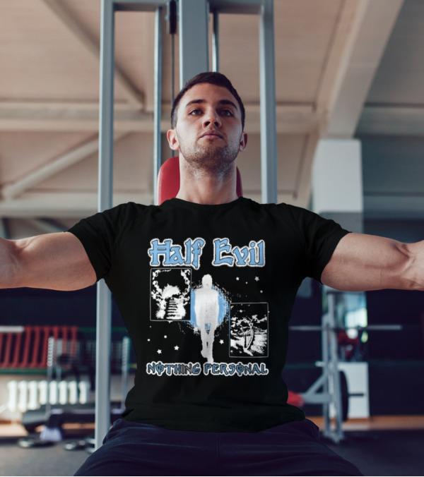 Half Evil Nothing Personal The Stairway To Eternity Cosmic Journey T-Shirt