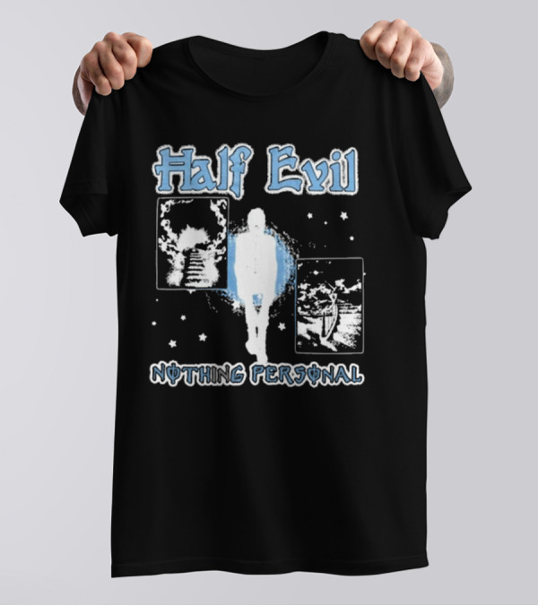 Half Evil Nothing Personal The Stairway To Eternity Cosmic Journey T-Shirt