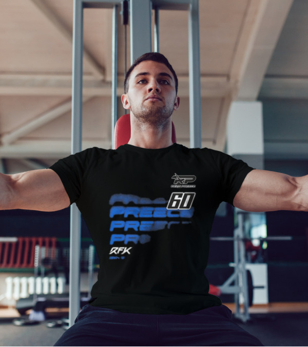 Ryan Preece RP 60 RFK Blue Men's Black T-Shirt