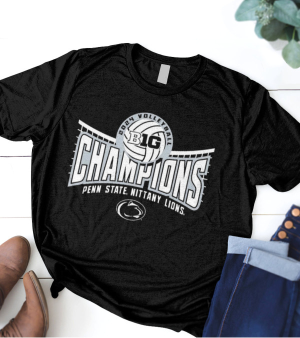Penn State Nittany Lions 2024 Big Ten Volleyball Champions T-Shirt