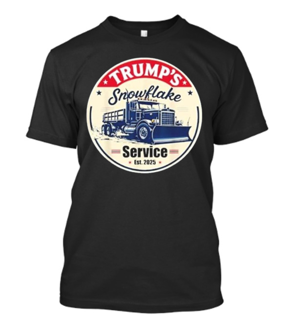 Trump’s Snowflake Removal Service Truck Graphic Est. 2025 T-Shirt