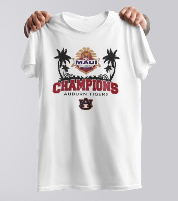 Maui Invitational Champions 2024 Auburn Tigers Chaminade T-Shirt