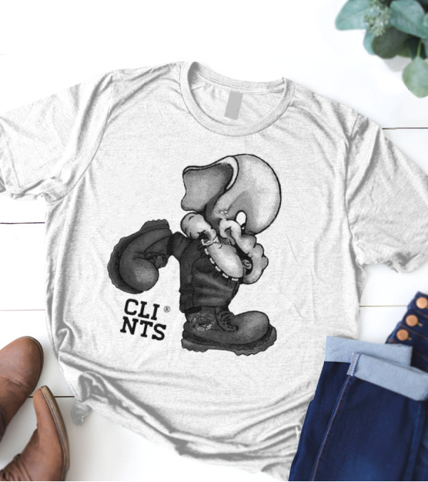 Cli Nts Stomper Character With Large Boots And Beads T-Shirt
