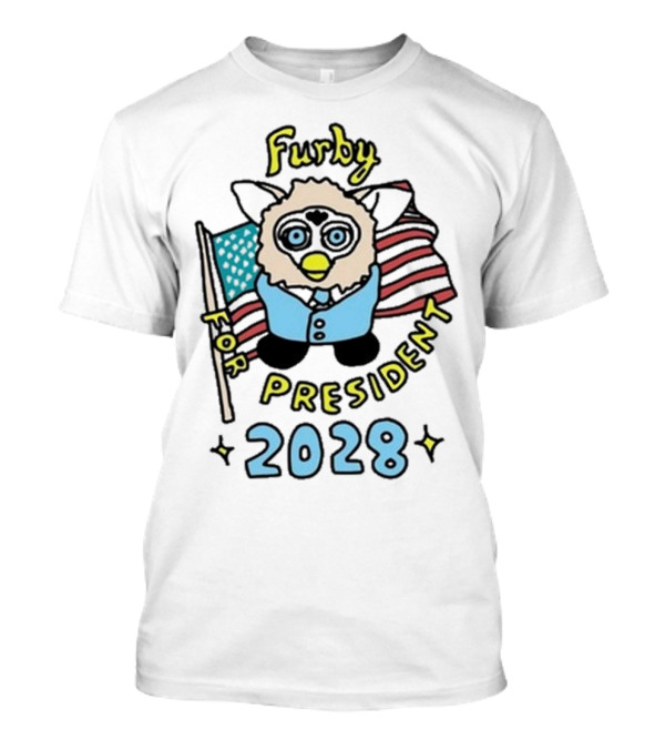 Zoë Furby For President 2028 With American Flag T-Shirt