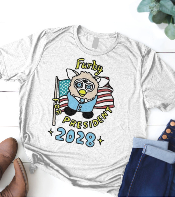 Zoë Furby For President 2028 With American Flag T-Shirt