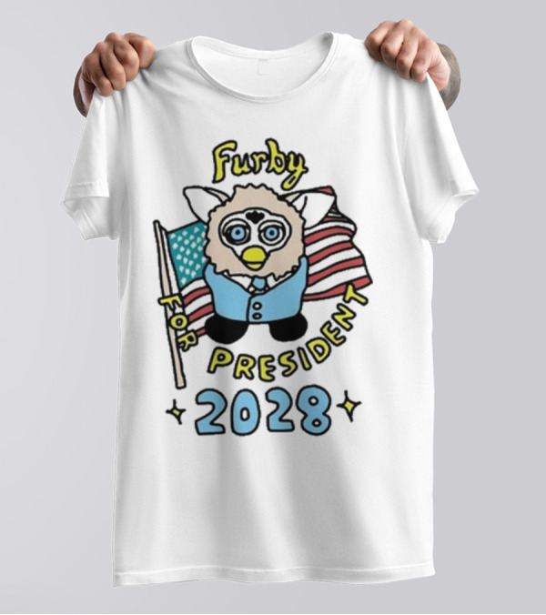 Zoë Furby For President 2028 With American Flag T-Shirt