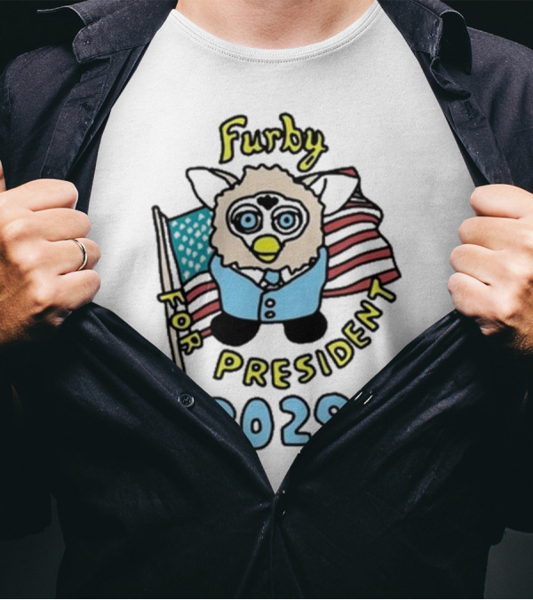 Zoë Furby For President 2028 With American Flag T-Shirt