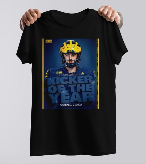 Michigan Wolverines Kicker Of The Year Bakken Andersen Dominic Zvada T-Shirt