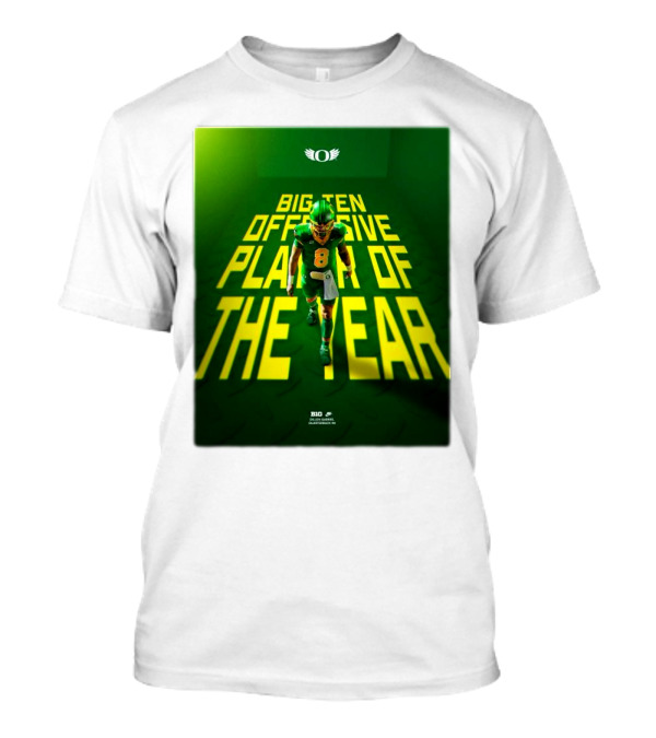 Oregon Ducks Big Ten Offensive Player Of The Year T-Shirt