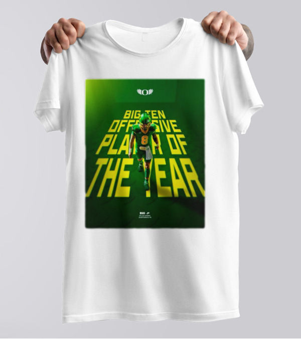 Oregon Ducks Big Ten Offensive Player Of The Year T-Shirt