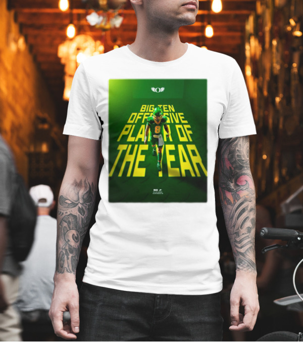 Oregon Ducks Big Ten Offensive Player Of The Year T-Shirt
