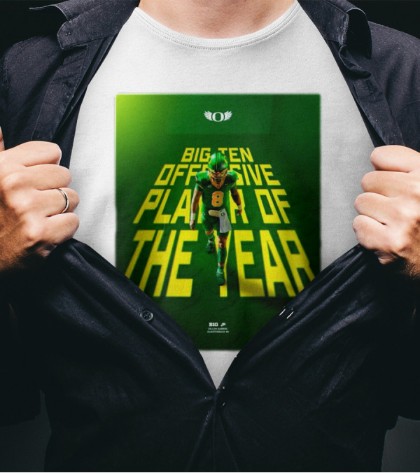 Oregon Ducks Big Ten Offensive Player Of The Year T-Shirt