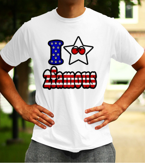 2Famous I Love Star USA 2Famous T-Shirt