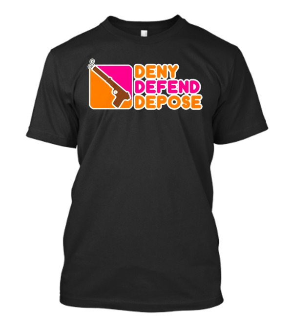 Deny Defend Depose Retro Gun T-Shirt