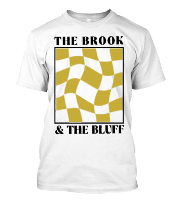 The Brook And The Bluff Wavy Yellow Checkered T-Shirt