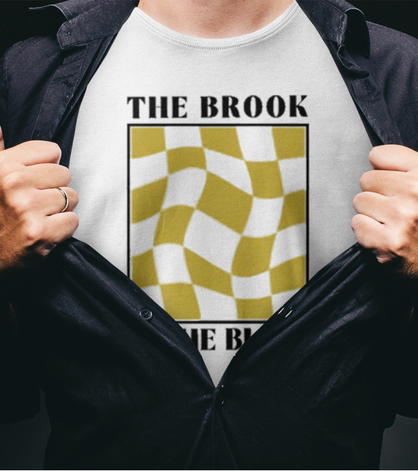 The Brook And The Bluff Wavy Yellow Checkered T-Shirt
