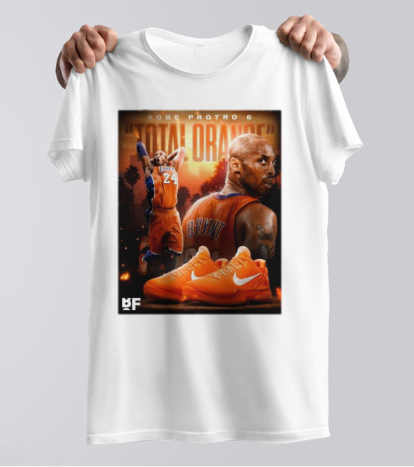 Kobe Bryant Protro 6 Total Orange Set Fall 2025 NBA T-Shirt