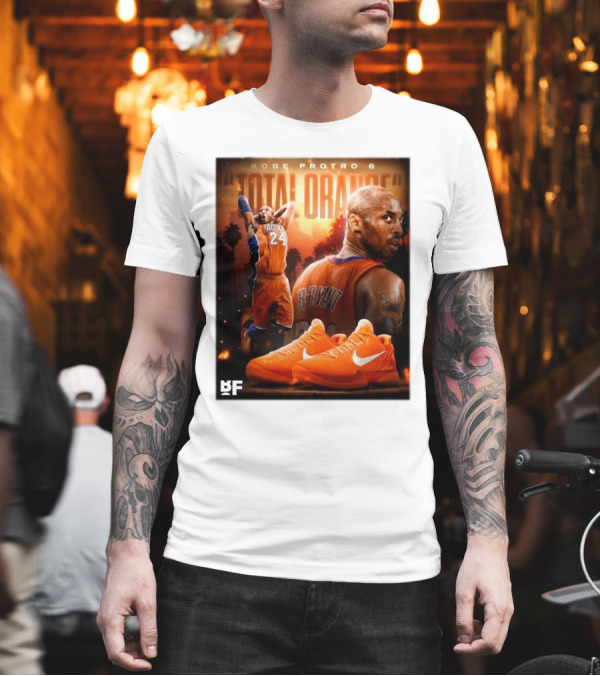 Kobe Bryant Protro 6 Total Orange Set Fall 2025 NBA T-Shirt