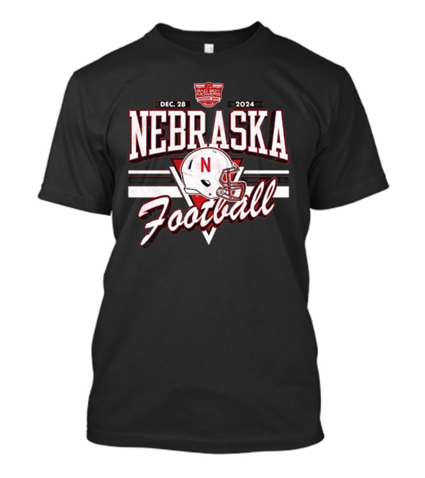 Nebraska Football 2024 Pinstripe Bowl Dec 28 Victory T-Shirt