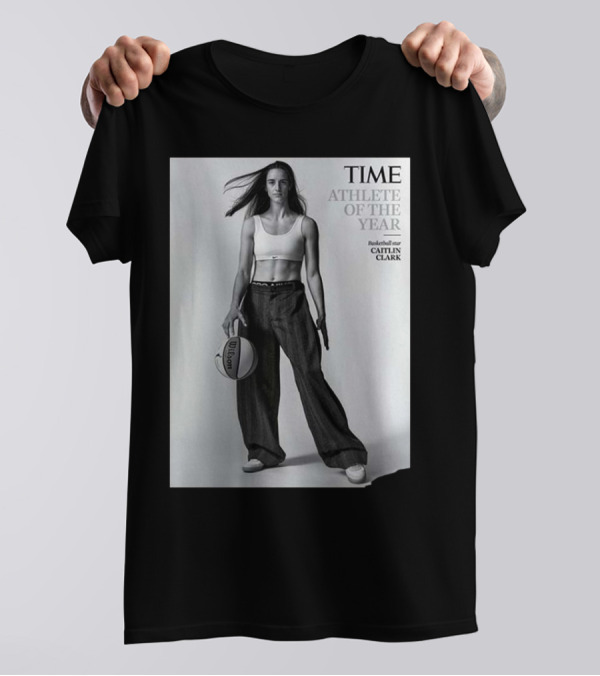TIME Athlete Of The Year Basketball Star Caitlin Clark T-Shirt