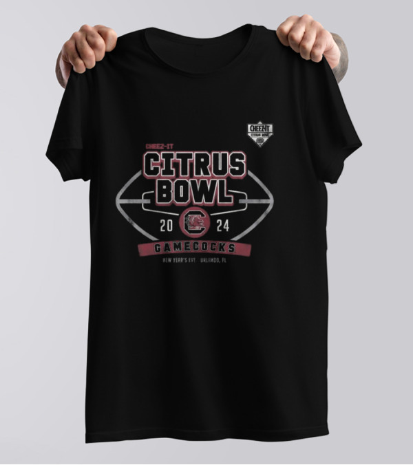 Cheez-It Citrus Bowl 2024 South Carolina Gamecocks New Year's Eve Orlando FL T-Shirt