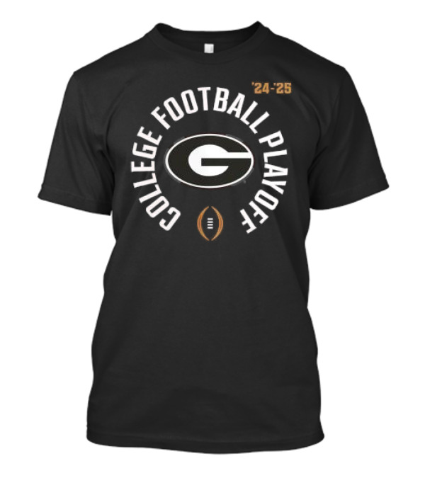 Georgia Bulldogs 2024-2025 College Football Playoff T-Shirt