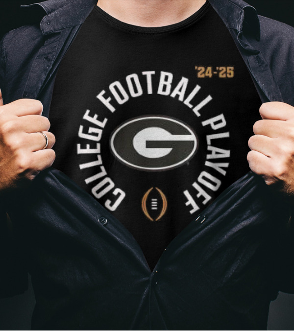 Georgia Bulldogs 2024-2025 College Football Playoff T-Shirt