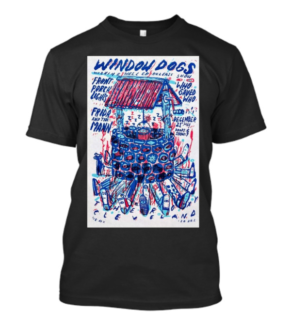 Window Dogs Cleveland December 21 Release Show Front Porch Lights Frida And The Manс T-Shirt
