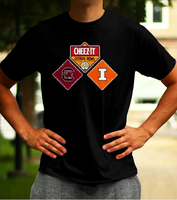 South Carolina Gamecocks Vs Illinois Fighting Illini Cheez-It Citrus Bowl T-Shirt