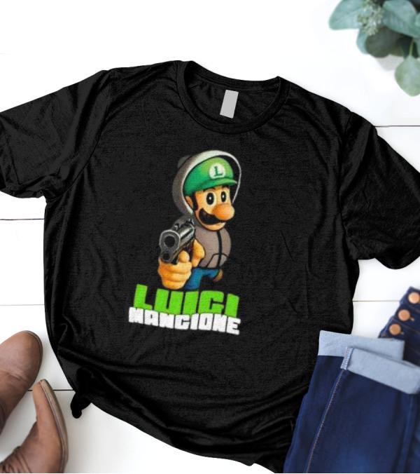 Luigi Mangione Super Mario Free T-Shirt