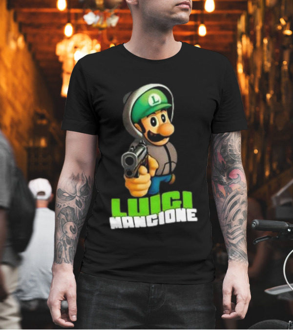 Luigi Mangione Super Mario Free T-Shirt