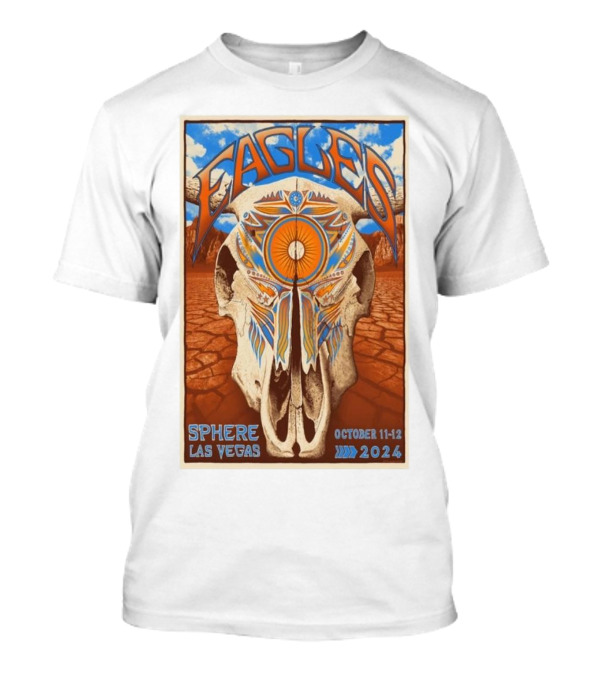 Eagles Sphere Las Vegas October 11-12 2024 Desert Skull T-Shirt
