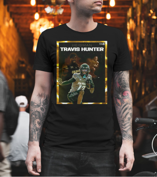 Heisman Travis Hunter On3 Colorado Football T-Shirt